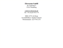 Tablet Screenshot of eboracum.de